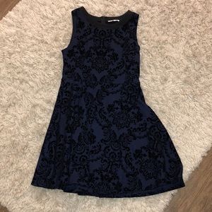 Dark blue and black dress